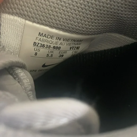 Nike Air Force One Blue and Gray Sneakers - Picture 7 of 7